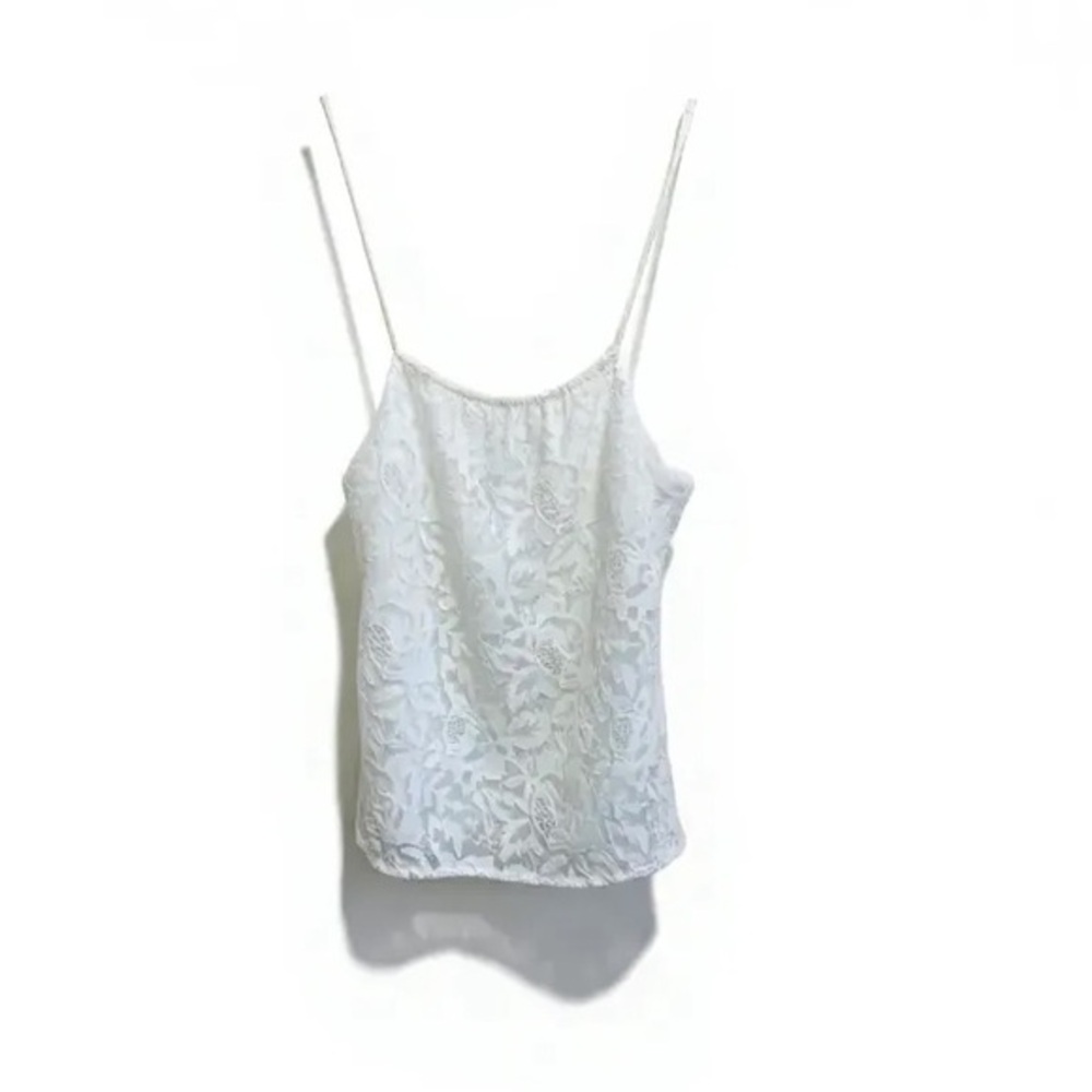 H&M white lace camisole top size 4